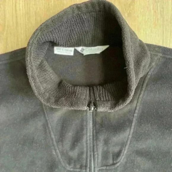 Columbia Women’s Full Zip Fleece Jacket 2XL Black Adjustable Cinch Waist - Picture 5 of 13